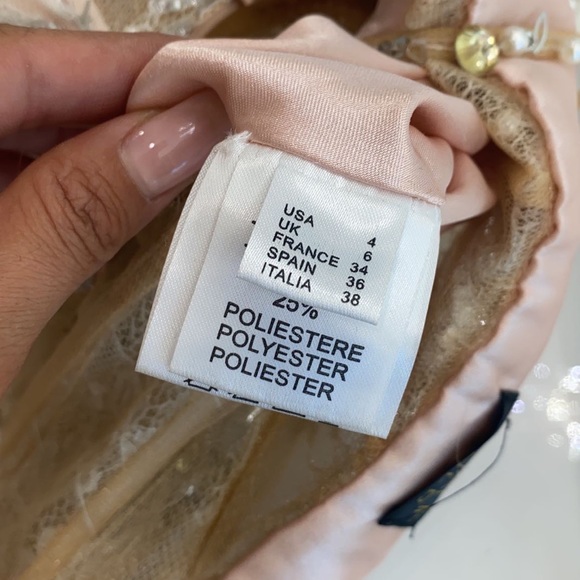 Musani gold pearl beaded dress - Picture 3 of 4